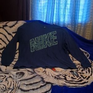 Nike, men size 3XL, and navy blue in color.